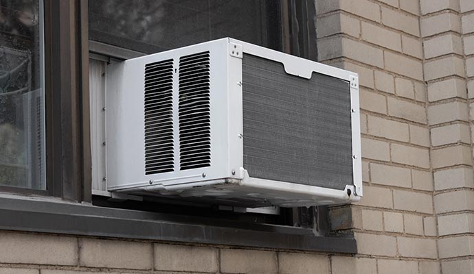 a window air conditioning unit