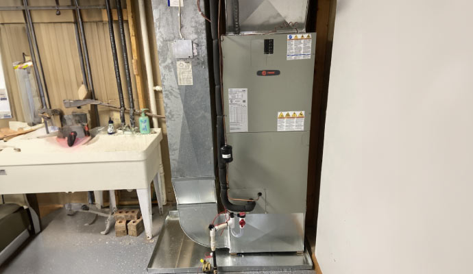 Installed furnace