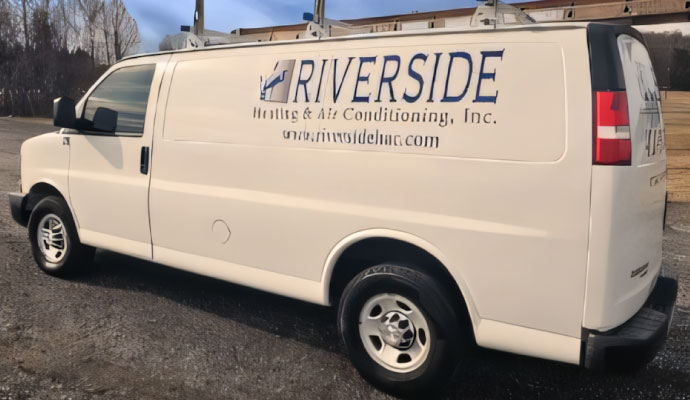 Riverside service van